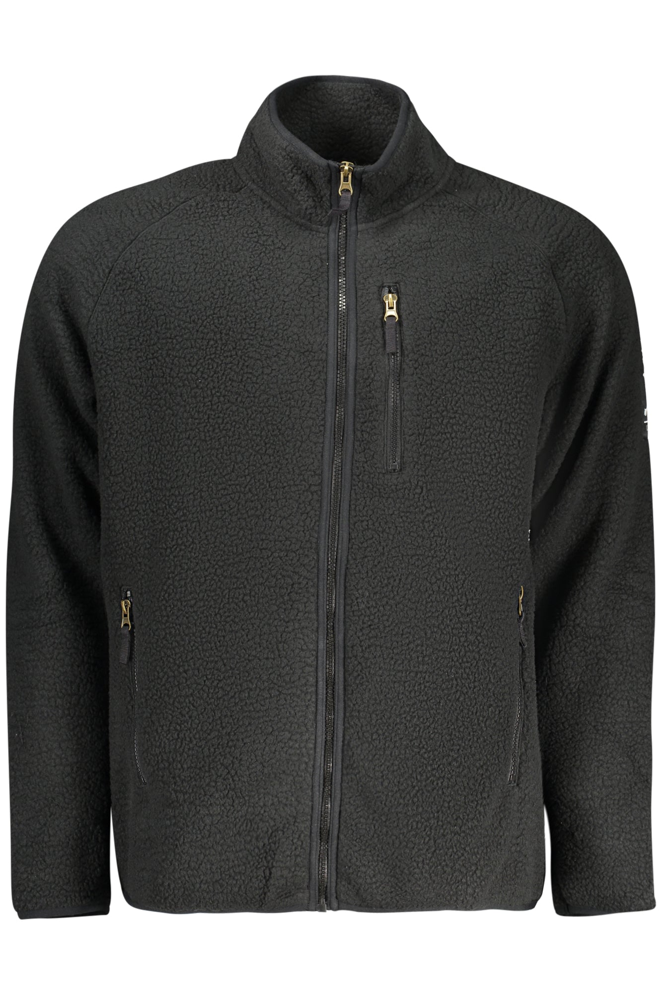 US GRAND MEN'S BLACK ZIP-UP SWEATSHIRT