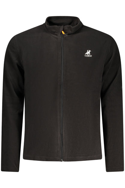 US GRAND MEN'S BLACK ZIP-UP SWEATSHIRT