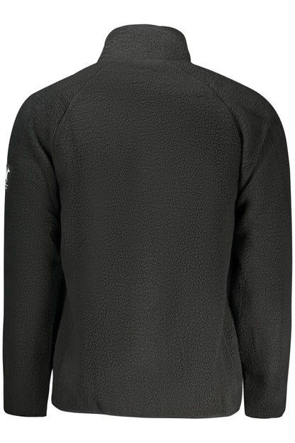 US GRAND MEN'S BLACK ZIP-UP SWEATSHIRT