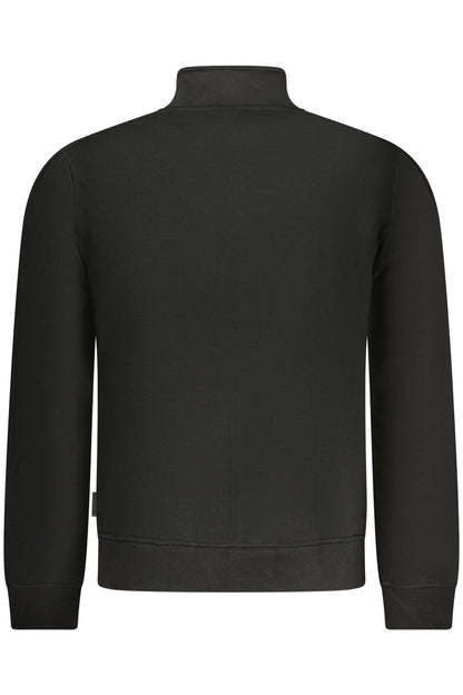 US GRAND MEN'S BLACK ZIP-UP SWEATSHIRT