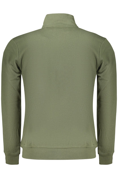 US GRAND MEN'S GREEN ZIP-UP SWEATSHIRT
