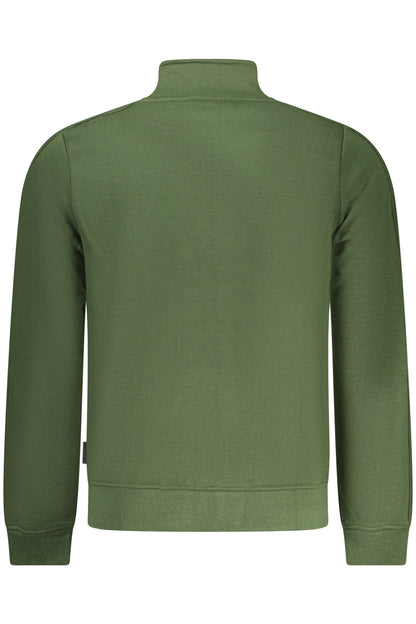US GRAND MEN'S GREEN ZIP-UP SWEATSHIRT