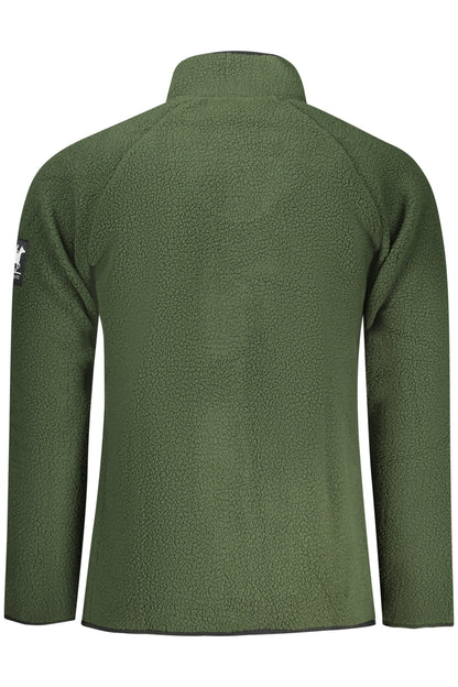 US GRAND MEN'S GREEN ZIP-UP SWEATSHIRT