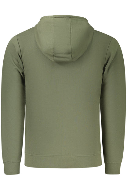 US GRAND MEN'S GREEN ZIP-UP SWEATSHIRT
