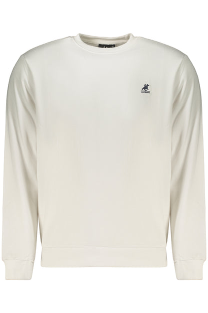US GRAND MEN'S WHITE ZIP-UP SWEATSHIRT