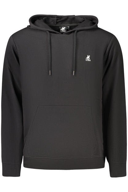 US GRAND MEN'S BLACK ZIP-UP SWEATSHIRT