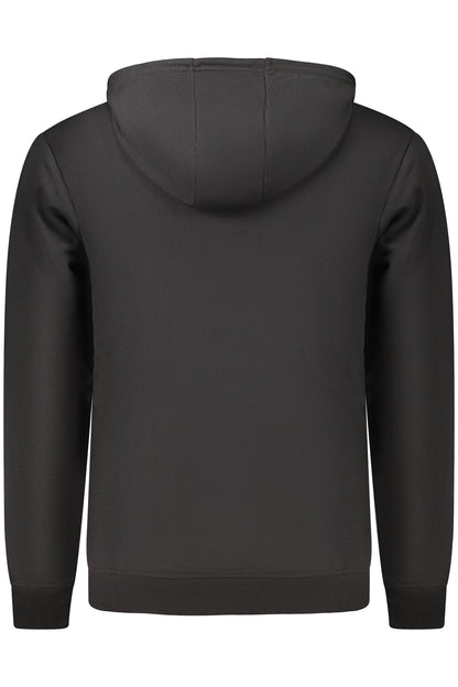 US GRAND MEN'S BLACK ZIP-UP SWEATSHIRT