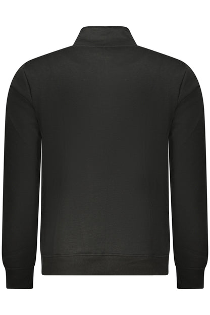 US GRAND MEN'S BLACK ZIP-UP SWEATSHIRT