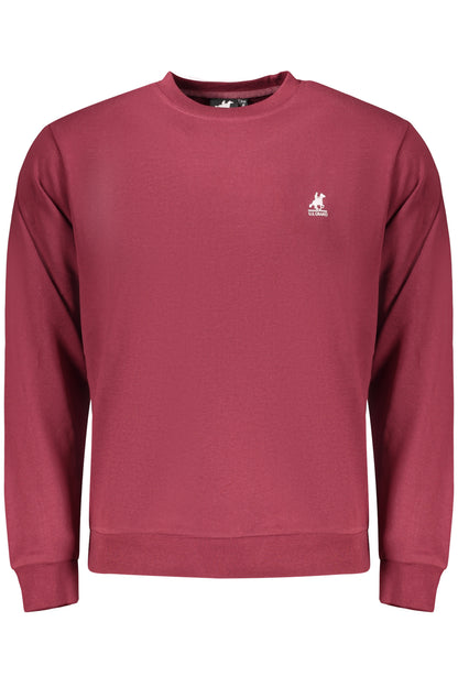 US GRAND MEN'S RED ZIP-UP SWEATSHIRT