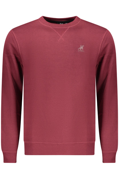 US GRAND MEN'S RED ZIP-UP SWEATSHIRT