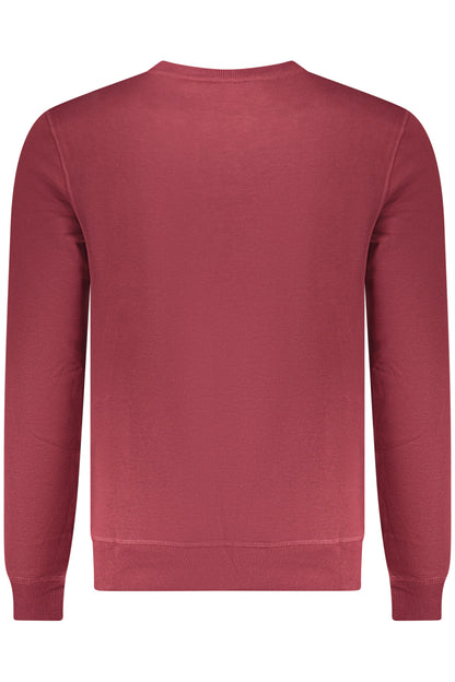 US GRAND MEN'S RED ZIP-UP SWEATSHIRT