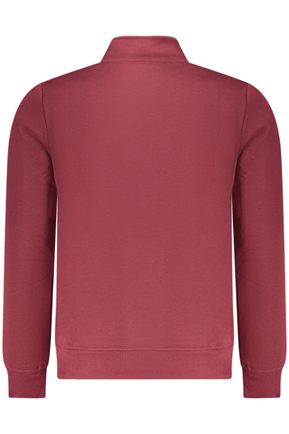 US GRAND MEN'S RED ZIP-UP SWEATSHIRT
