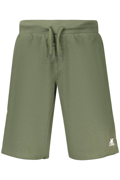 US GRAND MEN'S GREEN SHORT TRACKSUIT PANTS