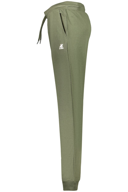 US GRAND MEN'S GREEN LONG TRACKSUIT PANTS