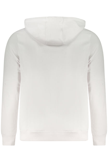 US GRAND MEN'S WHITE ZIP-UP SWEATSHIRT