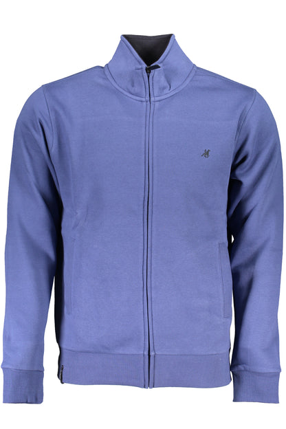 US GRAND MEN'S BLUE ZIP-UP SWEATSHIRT