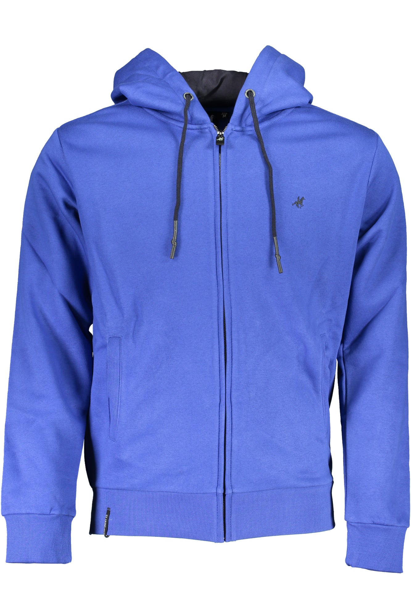 US GRAND MEN'S BLUE ZIP-UP SWEATSHIRT