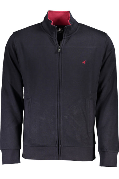 US GRAND MEN'S BLUE ZIP-UP SWEATSHIRT