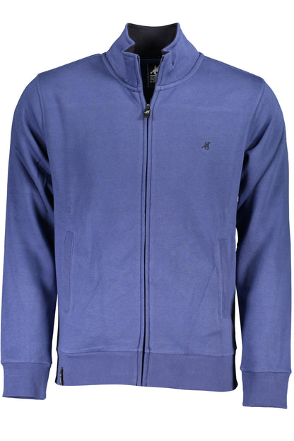 US GRAND MEN'S BLUE ZIP-UP SWEATSHIRT