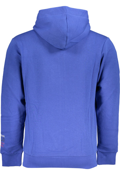 US GRAND MEN'S BLUE ZIP-UP SWEATSHIRT