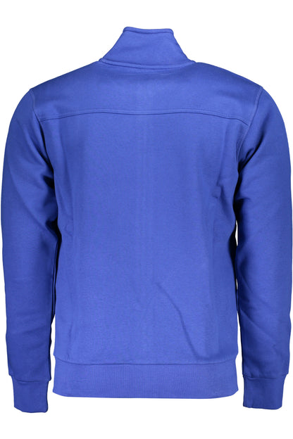 US GRAND MEN'S BLUE ZIP-UP SWEATSHIRT
