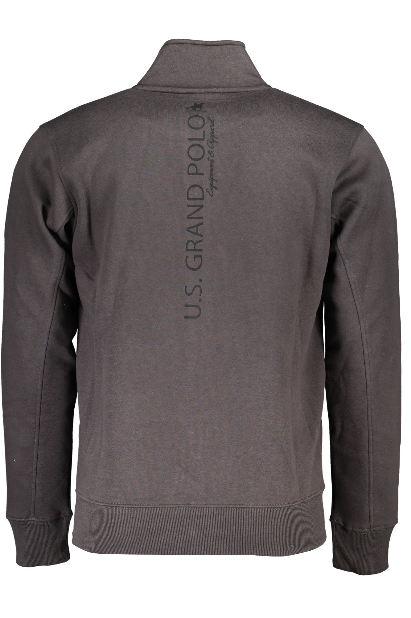 US GRAND MEN'S GRAY ZIP-UP SWEATSHIRT