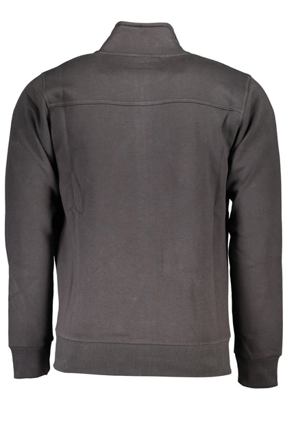 US GRAND MEN'S GRAY ZIP-UP SWEATSHIRT