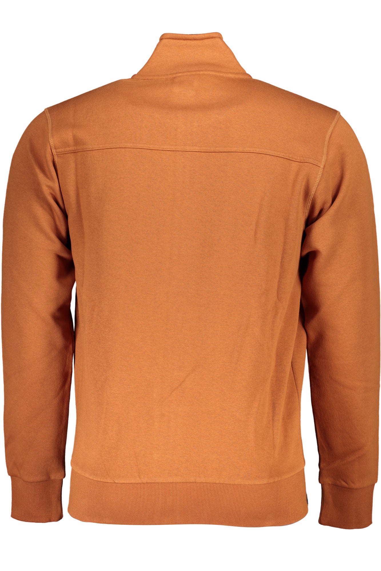 US GRAND MEN'S BROWN ZIP-UP SWEATSHIRT