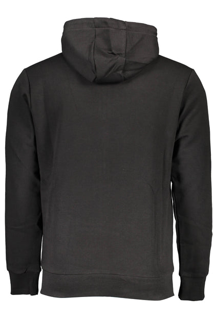 US GRAND MEN'S BLACK ZIP-UP SWEATSHIRT