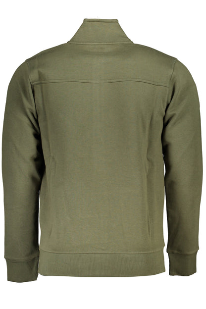 US GRAND MEN'S GREEN ZIP-UP SWEATSHIRT