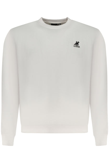 US GRAND MEN'S WHITE ZIP-UP SWEATSHIRT