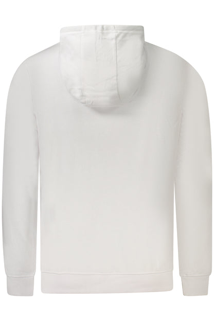 US GRAND MEN'S WHITE ZIP-UP SWEATSHIRT