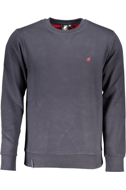 US GRAND MEN'S BLUE ZIP-UP SWEATSHIRT