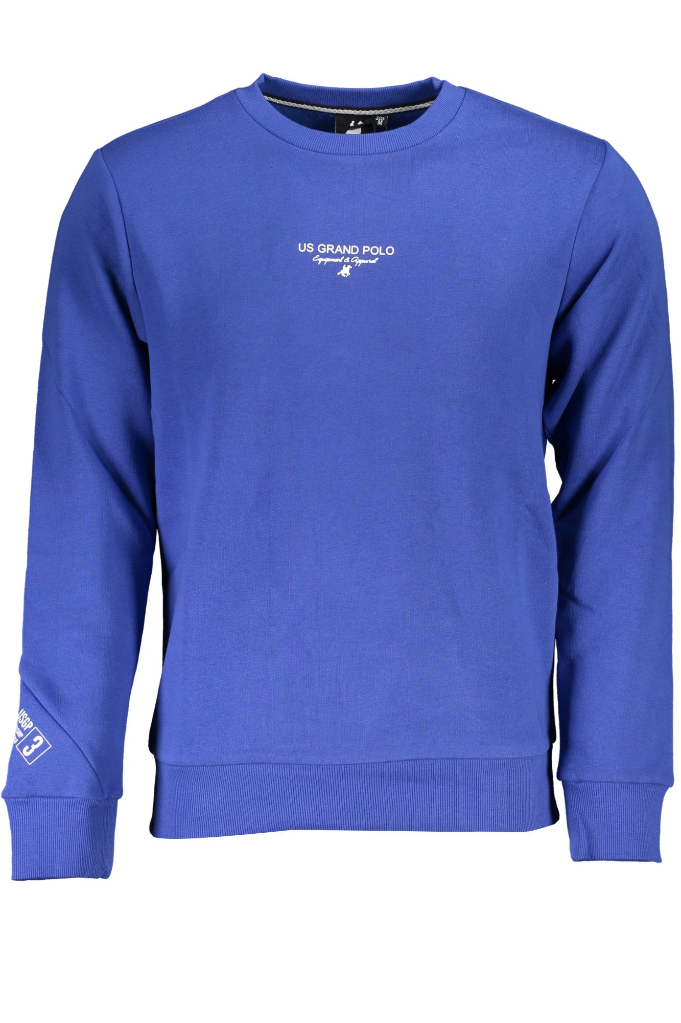 US GRAND MEN'S BLUE ZIP-UP SWEATSHIRT