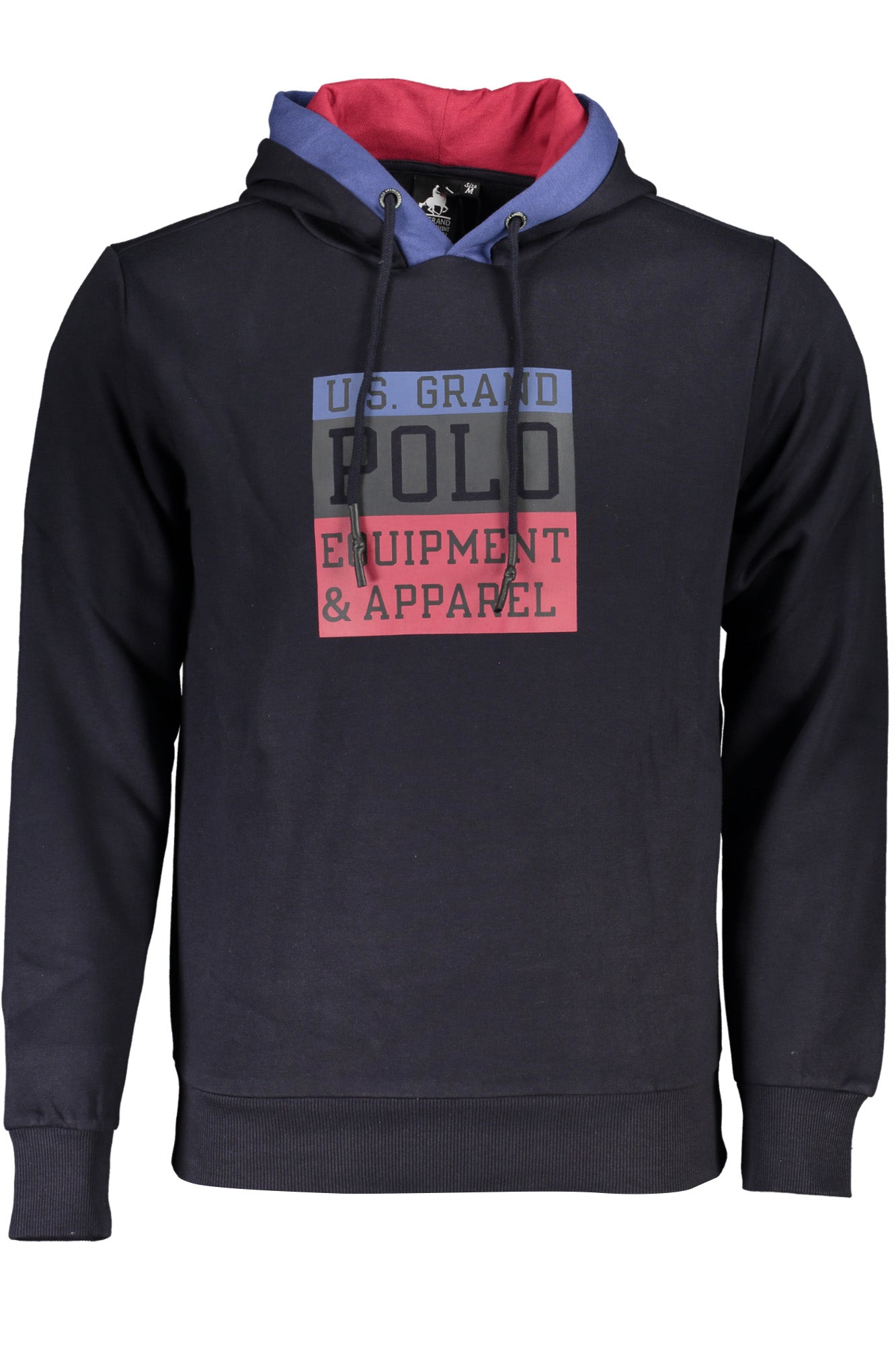 US GRAND MEN'S BLUE ZIP-UP SWEATSHIRT