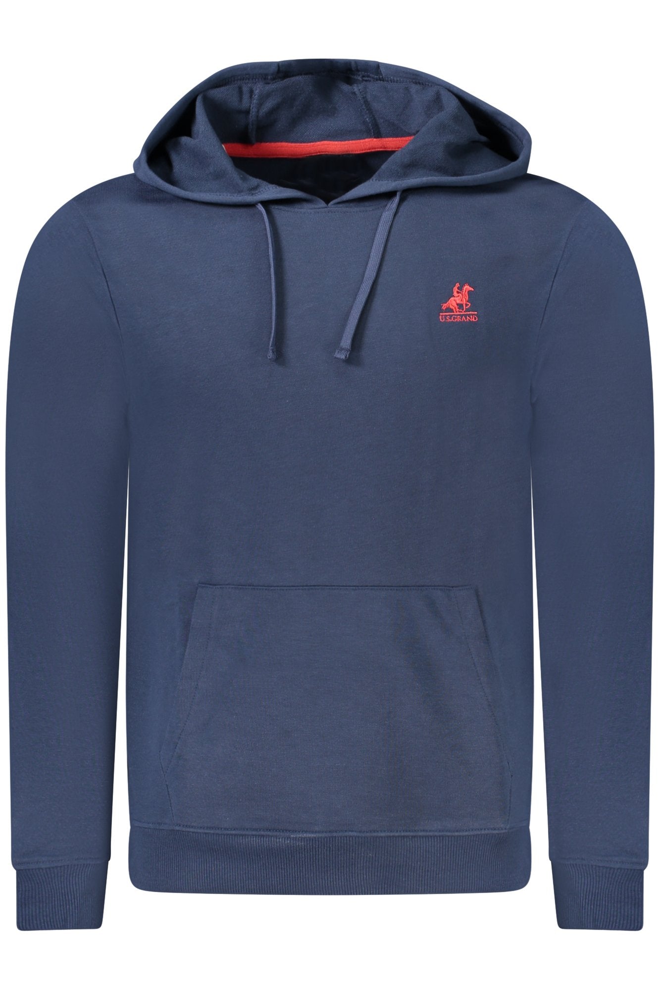 US GRAND MEN'S BLUE ZIP-UP SWEATSHIRT