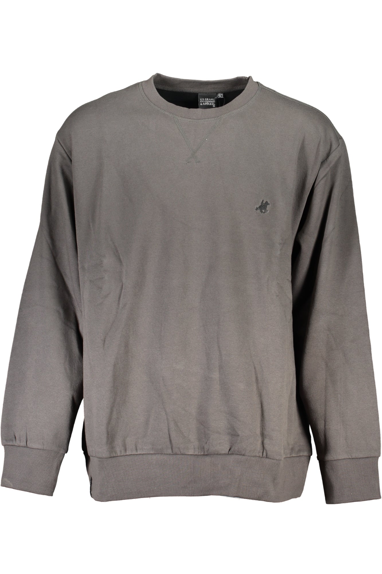 US GRAND MEN'S GRAY ZIP-UP SWEATSHIRT