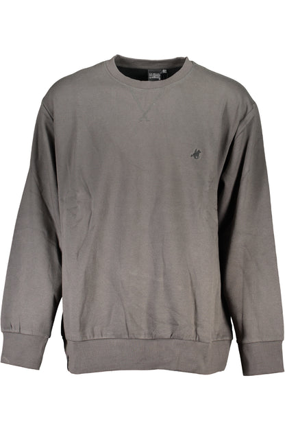 US GRAND MEN'S GRAY ZIP-UP SWEATSHIRT