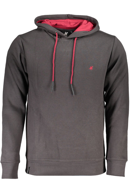 US GRAND MEN'S GRAY ZIP-UP SWEATSHIRT