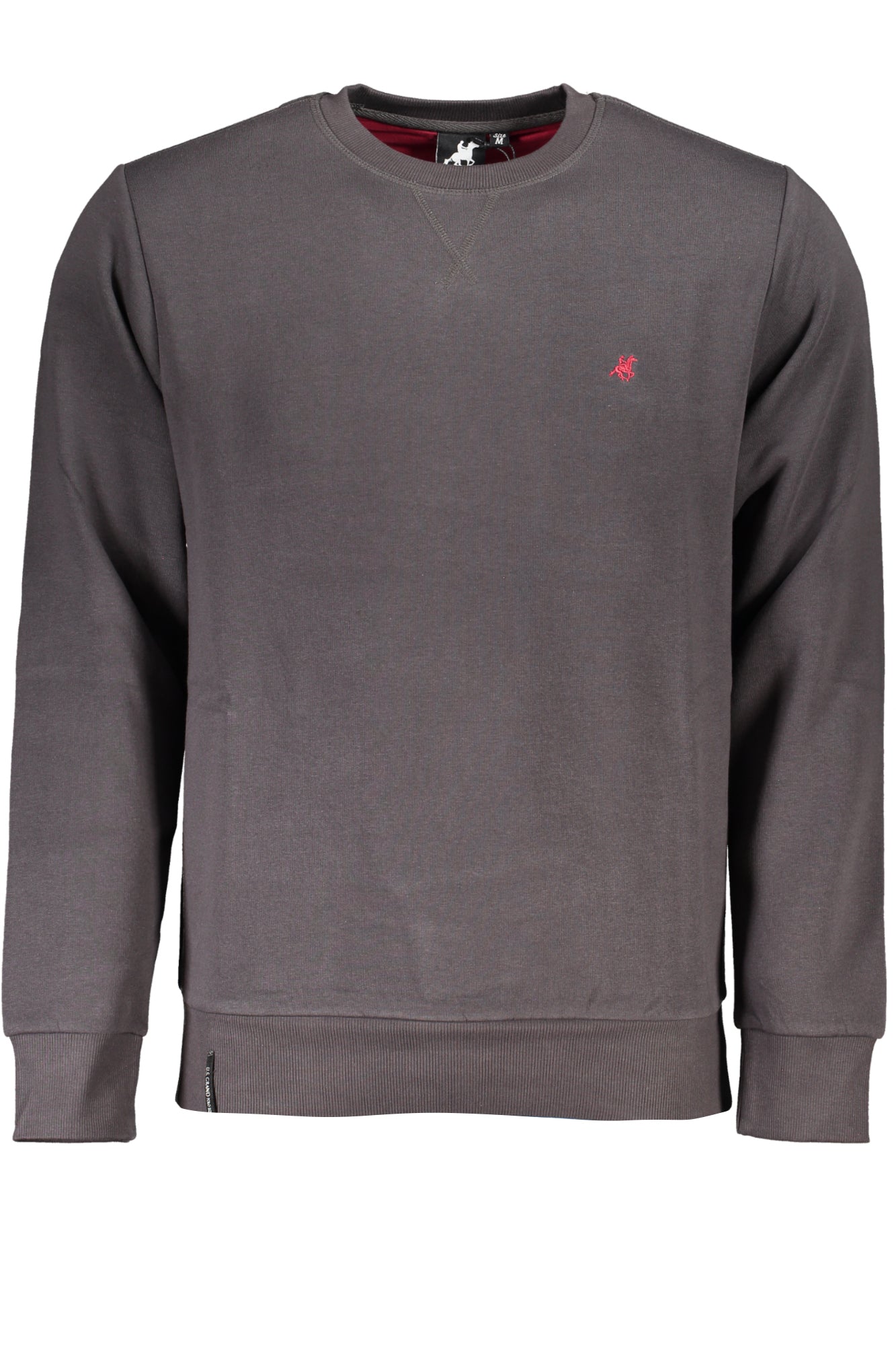 US GRAND MEN'S GRAY ZIP-UP SWEATSHIRT