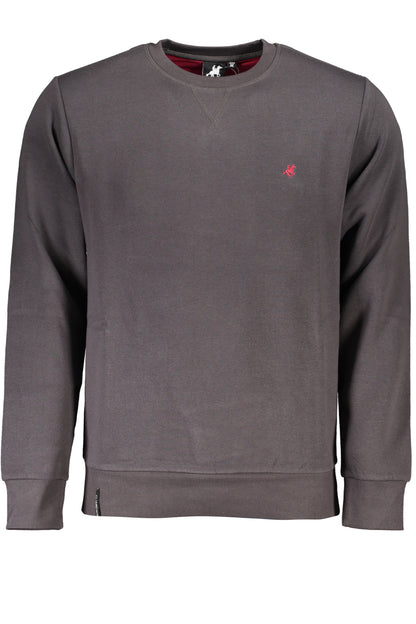 US GRAND MEN'S GRAY ZIP-UP SWEATSHIRT