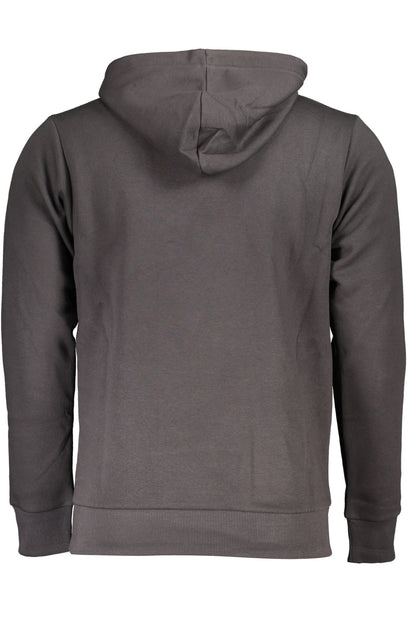 US GRAND MEN'S GRAY ZIP-UP SWEATSHIRT