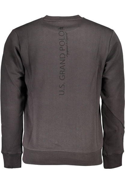 US GRAND MEN'S GRAY ZIP-UP SWEATSHIRT