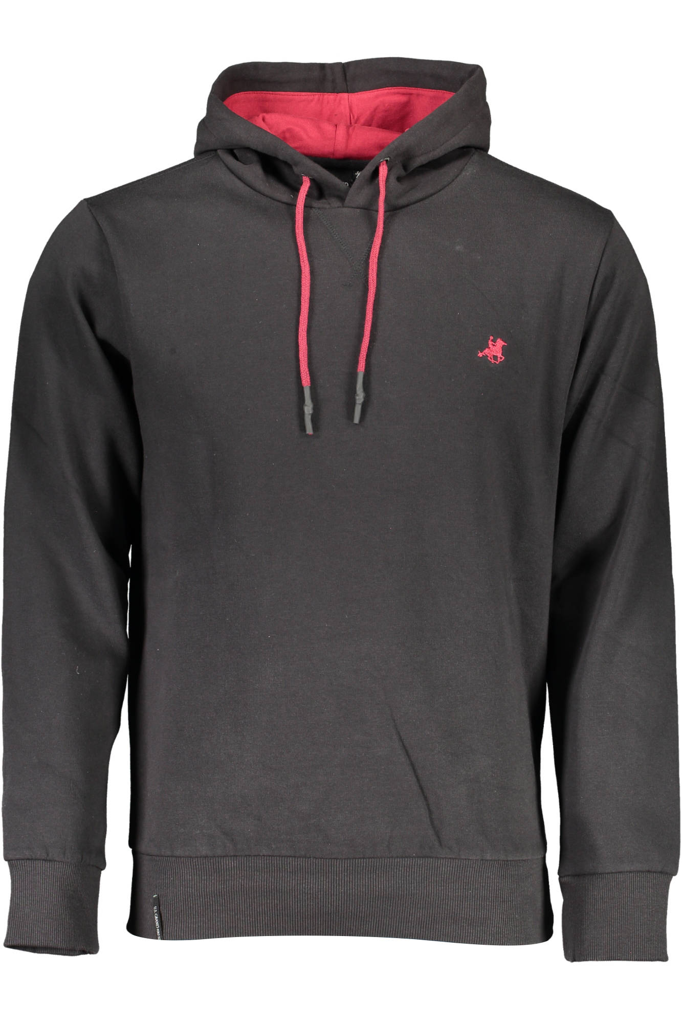 US GRAND MEN'S BLACK ZIP-UP SWEATSHIRT