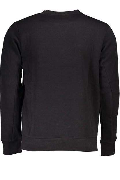 US GRAND MEN'S BLACK ZIP-UP SWEATSHIRT
