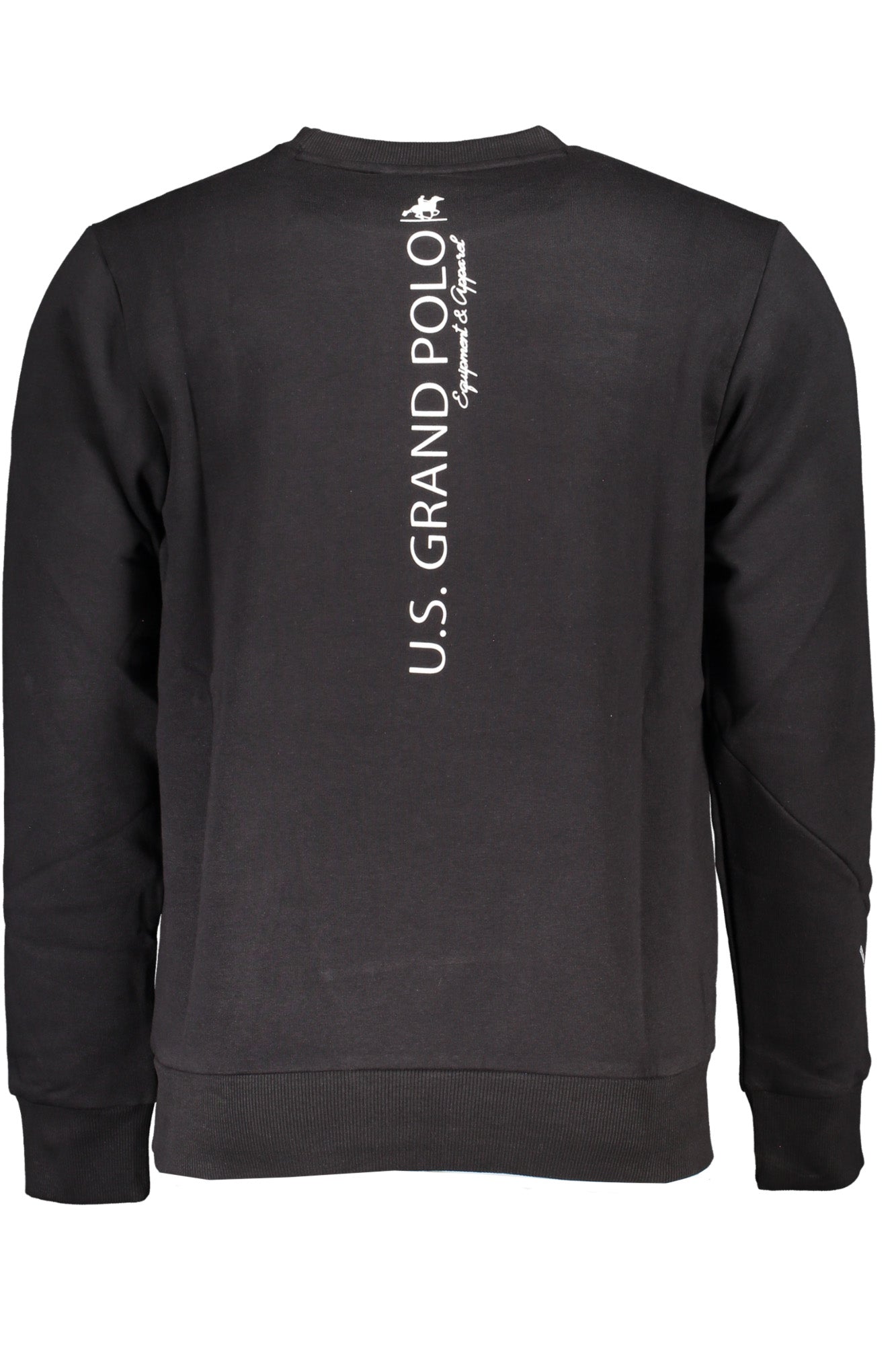US GRAND MEN'S BLACK ZIP-UP SWEATSHIRT
