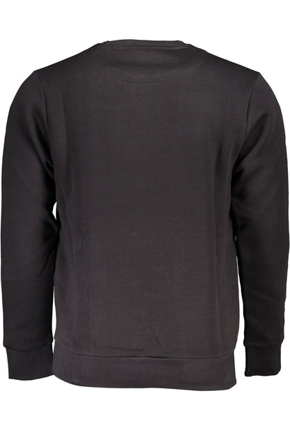 US GRAND MEN'S BLACK ZIP-UP SWEATSHIRT