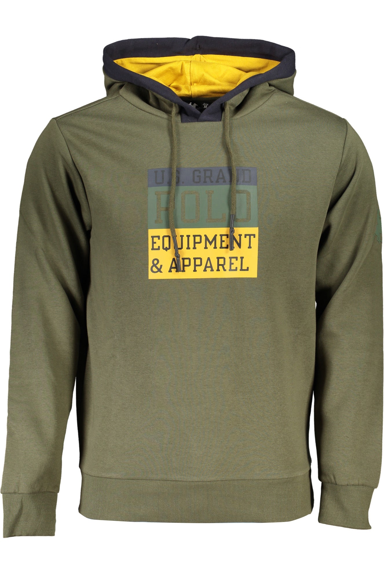 US GRAND MEN'S ZIP-UP SWEATSHIRT GREEN