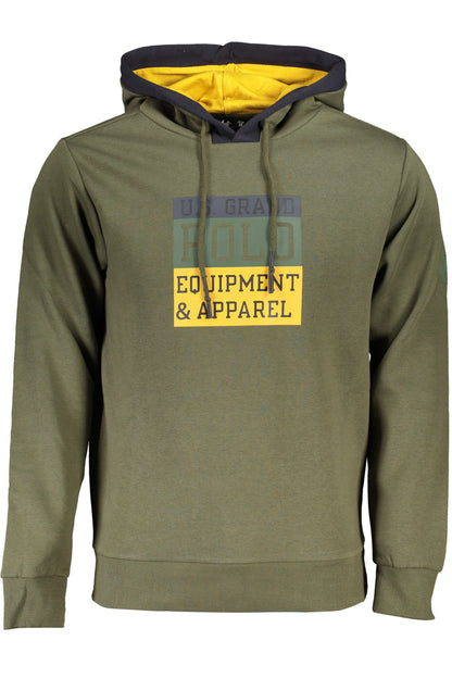 US GRAND MEN'S ZIP-UP SWEATSHIRT GREEN