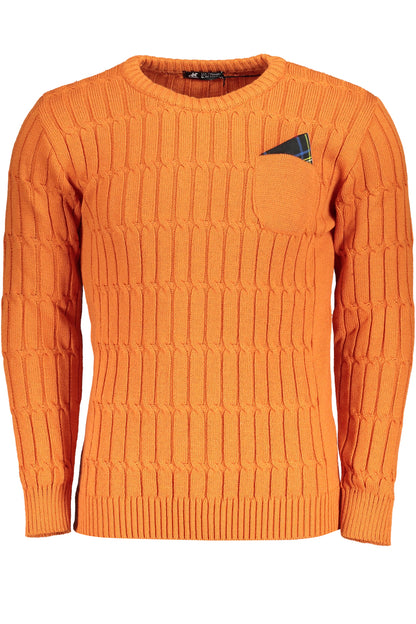 US GRAND MEN'S ORANGE SWEATER